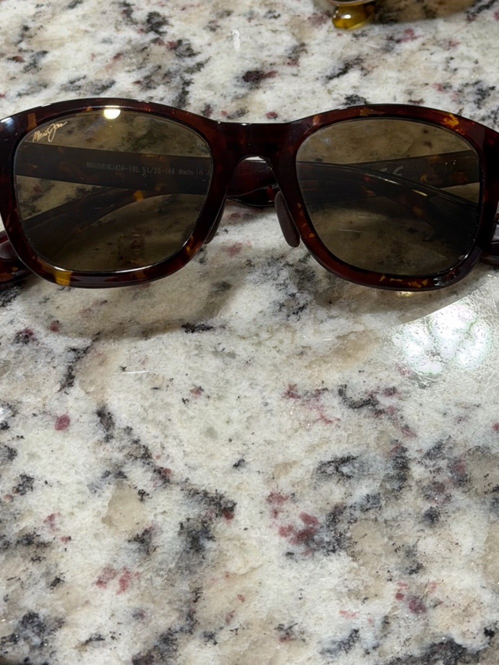 Maui Jim Tortoiseshell Frame Sunglasses with Brown Lenses